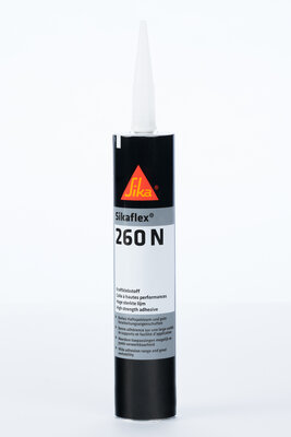 Sikaflex 260N schwarz 300ml Kart. Polyurethan Kraftklebstoff