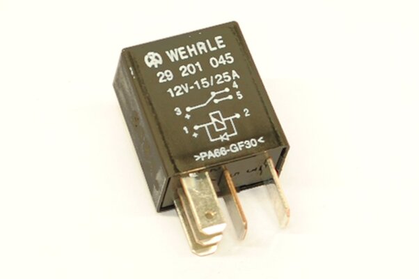 WEHRLE Wechsler Mikrorelais 12V 15/25A Diode