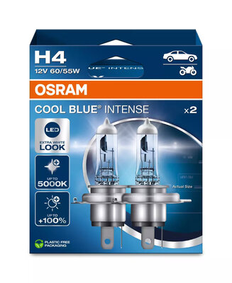 OSRAM H4 12v CoolBlueIntense 2er Set Duobox