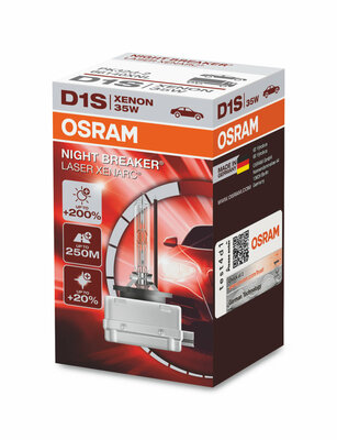 Osram D1S NightBreakerLaser Xenonlampe Scheinwerfer +200%