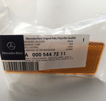 Seitenmarkierungsleuchte Mercedes A0005447211 mit LED Seitenmarkierungsleuchte Mercedes A0005447211 mit LED
