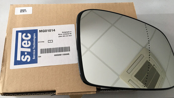 Spiegelglas Rechts passend für Smart FORTWO 14- RECHTSLENKER