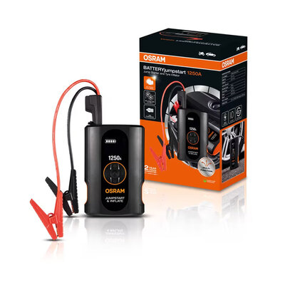 Osram BATTERYjumpstart und Akku-Reifenpumpe 1250A