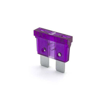 Flachstecksicherung 3A Lila Midi KfZ Standard 19mm