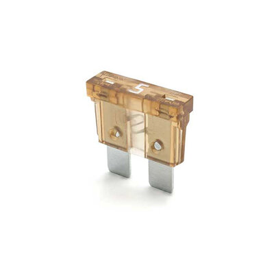Flachstecksicherung 5A Hellbraun Midi KfZ Standard 19mm