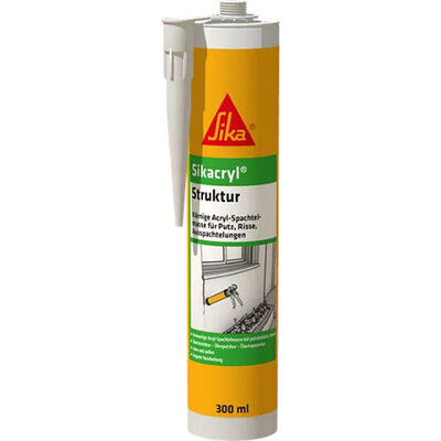 Sikacryl Struktur weiss körnige Acrylspachtelmasse 300ml