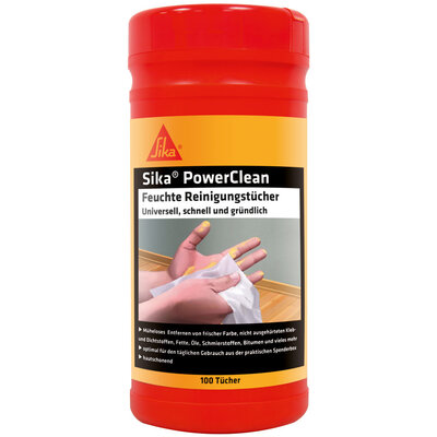 Sika PowerClean Eimer mit 100Reinigungstüchern
