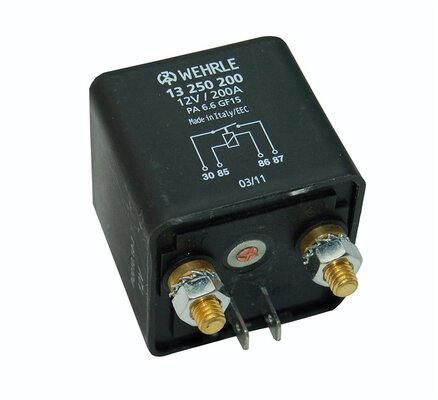 WEHRLE Heavy Duty Relais 12 Volt 200 Ampere Schließer WEHRLE Heavy Duty Relais 12 Volt 200 Ampere Schließer
