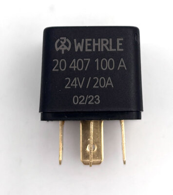 Wehrle Relais Arbeitsstrom Schalterfunktion Schließer24V 20A Wehrle Relais Arbeitsstrom Schalterfunktion Schließer24V 20A