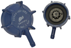 BLAU Kühlerdeckel KG45 Z 0.9Bar mit Überlaufrohr M48x3 - 6H