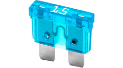 Flachstecksicherung 15A Blau Midi KfZ Standard 19mm
