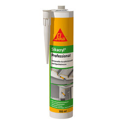 Sikacryl Professional 300ml weiß Acryldichtstoff Spachtelm.
