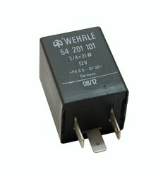 WEHRLE Blinkgeber 12V 2/4x21WLasche 3 polig